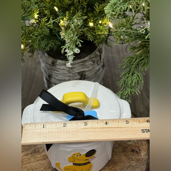 ✨ Brand NEW w/Tags Rae Dunn Disney Pixar UP Small Covered Baking Dish feat Dug ✨ - Picture 9 of 10